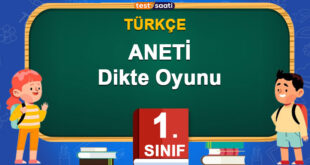 ANETİ Dikte Oyunu