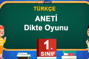 ANETİ Dikte Oyunu
