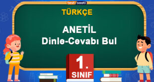 ANETİL Dinle-Cevabı Bul