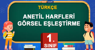 ANETİL HARFLERİ GÖRSEL EŞLEŞTİRME