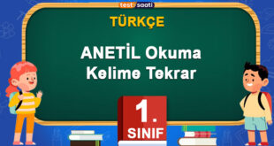 ANETİL Okuma Kelime Tekrar