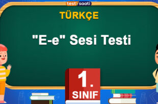 "E-e" Sesi Testi