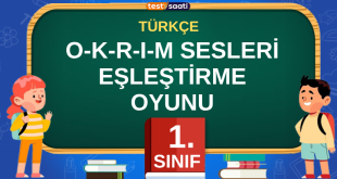 O-K-R-I-M SESLERİ EŞLEŞTİRME OYUNU
