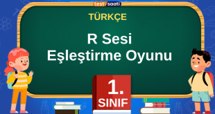 R Sesi Eşleştirme Oyunu