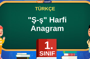 1. Sınıf Ş-ş Harfi Anagram