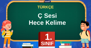 Ç Sesi Hece Kelime