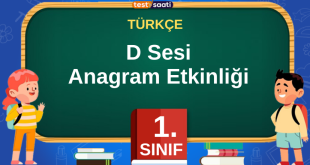 D Sesi Anagram Etkinliği