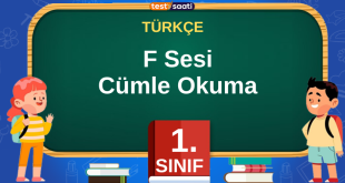 F Sesi Cümle Okuma