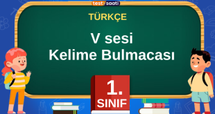V sesi Kelime Bulmacası