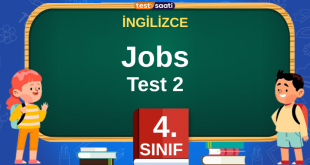 4. Sınıf İngilizce Jobs test 2