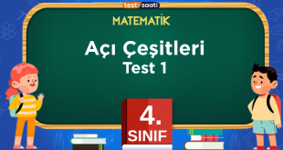 Açı Çeşitleri Test 1