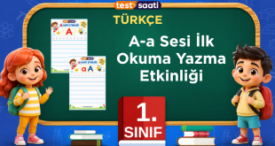 1. Sınıf A-a Sesi İlk Okuma Yazma Etkinliği