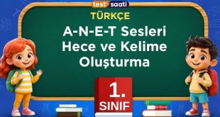 A-N-E-T Sesleri Hece ve Kelime Oluşturma